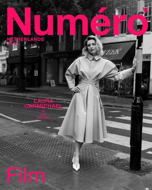 Laura Carmichael for Numero Netherlands, September 2025