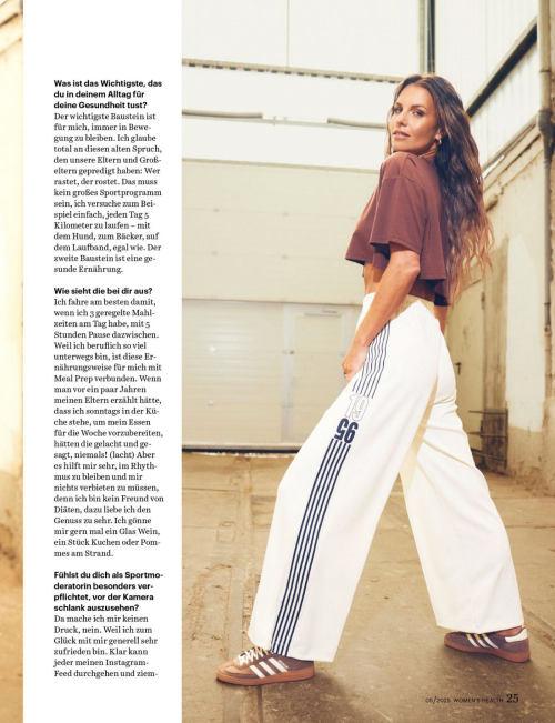 Laura Wontorra on Women’s Health Germany, May 2025 3