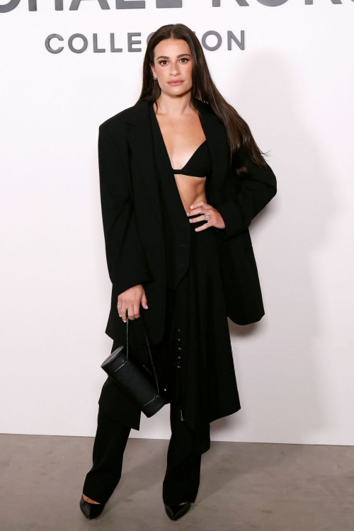 Lea Michele at Michael Kors Fashion Show NYFW, September 2025 9