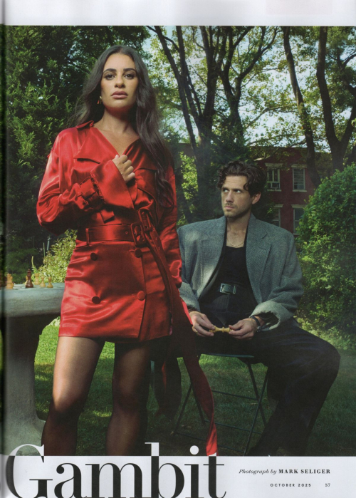 Lea Michele for Vanity Fair, October 2025