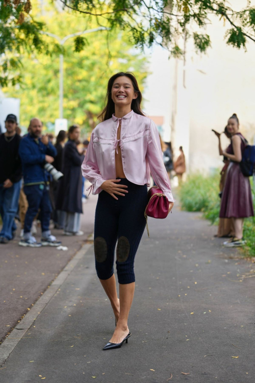 Lily Chee at Prada SS26 show Milan Fashion Week, September 2025 2