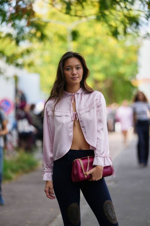 Lily Chee at Prada SS26 show Milan Fashion Week, September 2025 4
