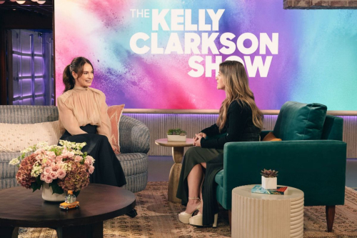 Lily James at Kelly Clarkson Show, September 2025 1