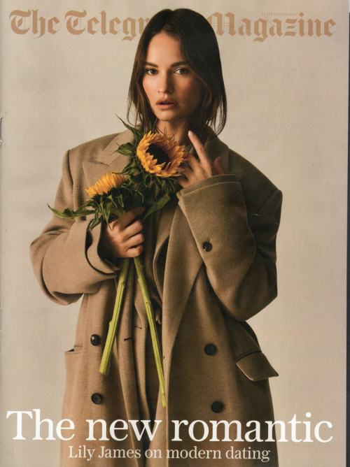 Lily James in Telegraph Magazine, September 2025