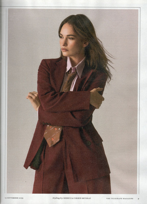 Lily James in Telegraph Magazine, September 2025 4