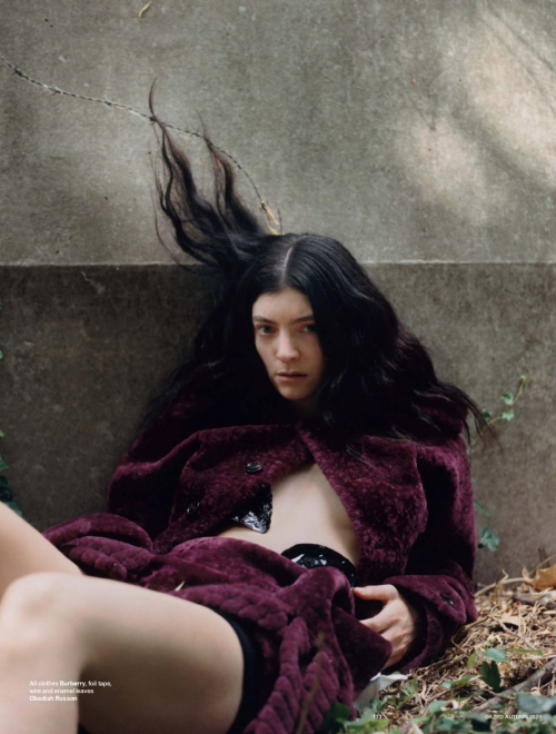 Lorde in Dazed Magazine, Autumn 2025