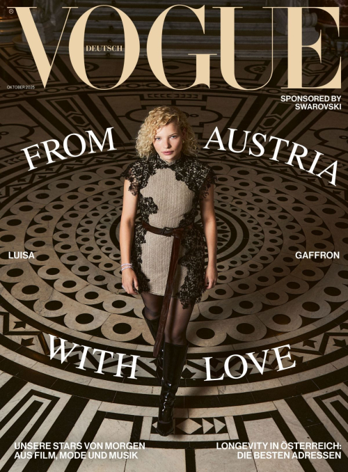 Luisa-Celine Gaffron for Vogue Austria, October 2025