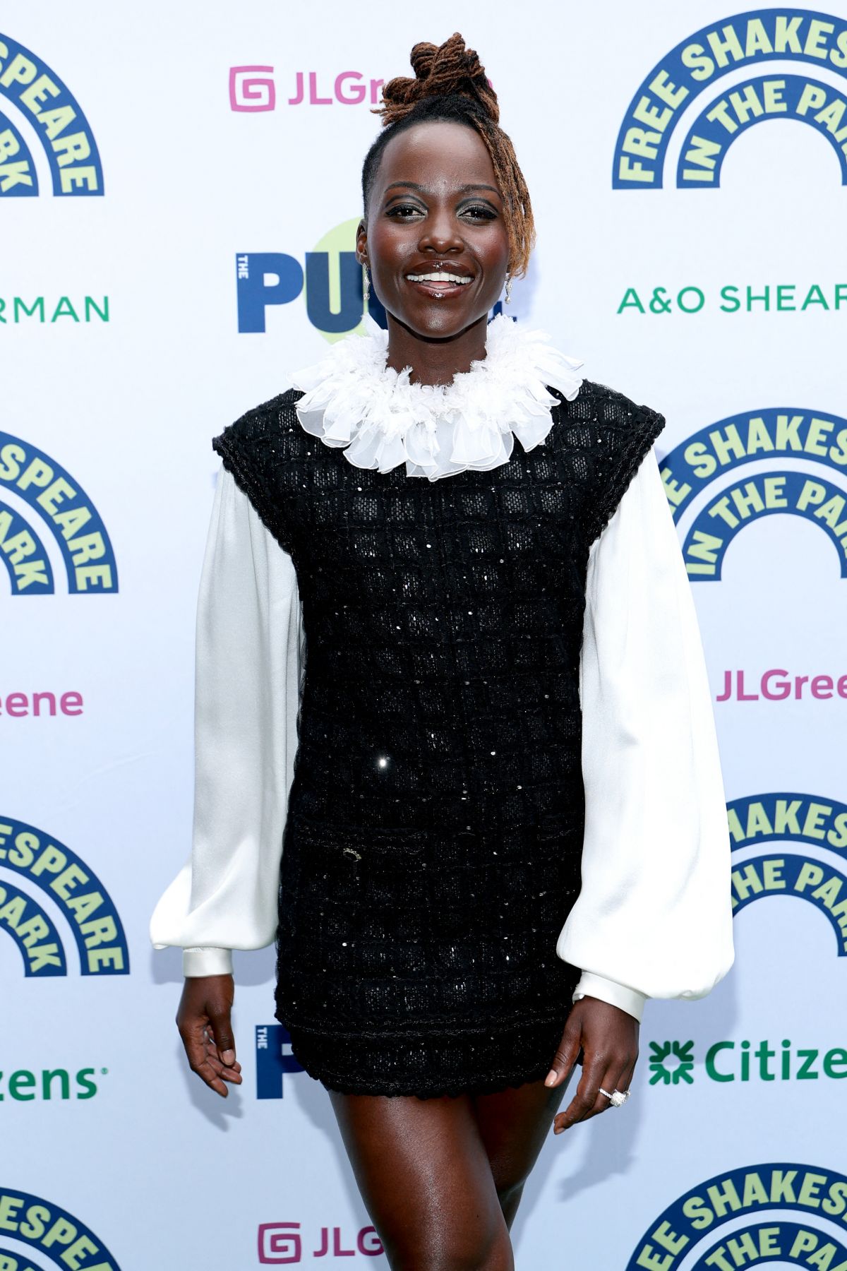 Lupita Nyong’o at Shakespeare in the Park Twelfth Night, August 2025