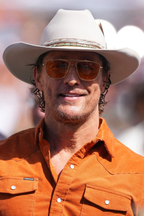 Matthew McConaughey at Texas vs Ohio State game, August 2025 5