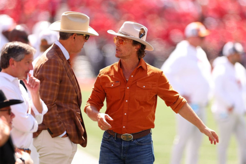 Matthew McConaughey at Texas vs Ohio State game, August 2025 6