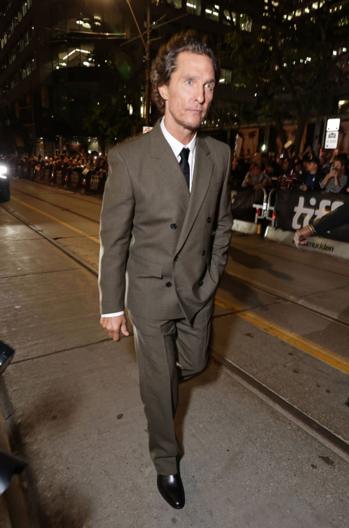 Matthew McConaughey The Lost Bus premiere TIFF, September 2025 2