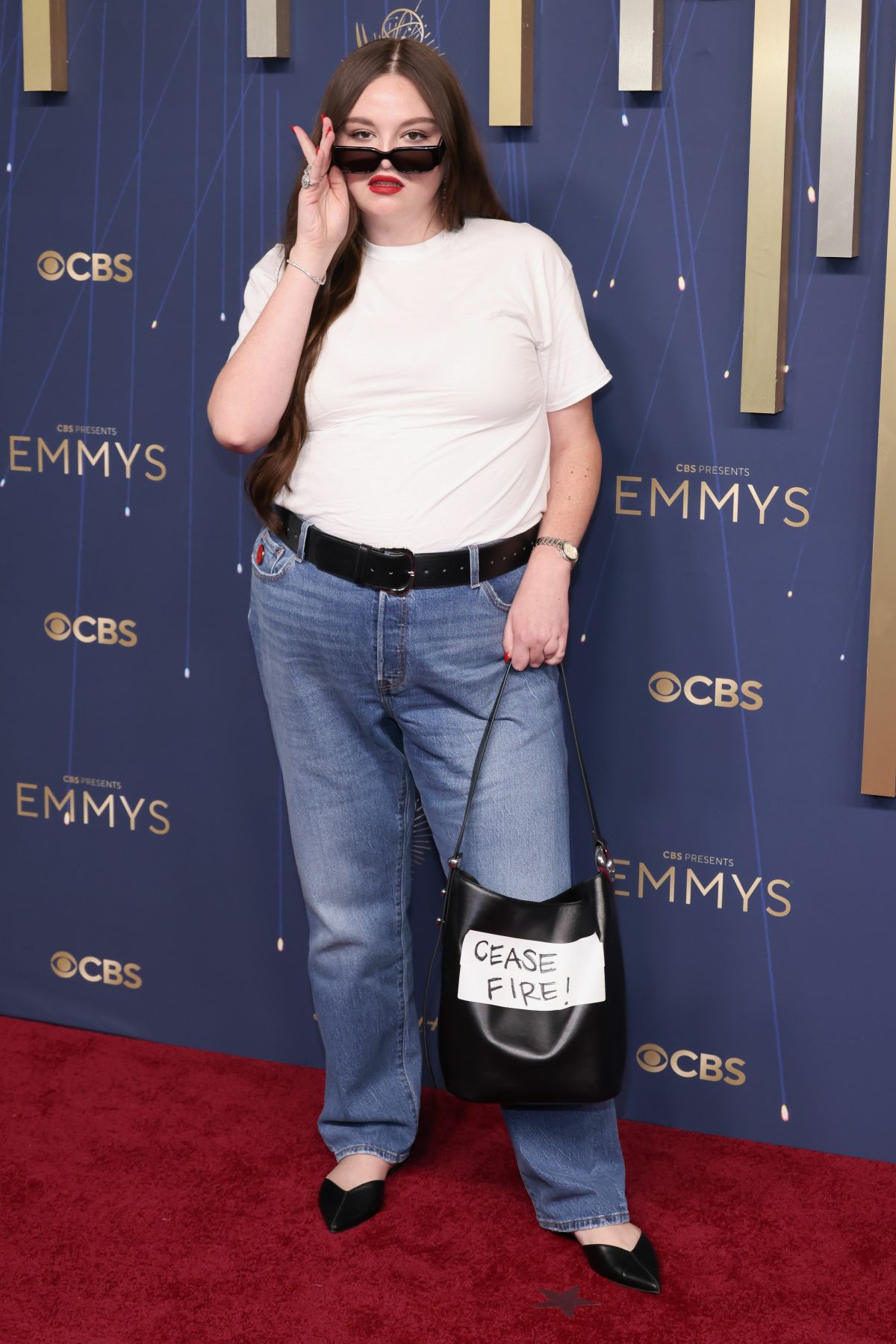Megan Stalter at 77th Primetime Emmy Awards, Los Angeles, September 2025