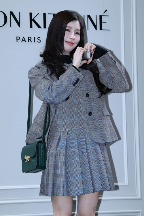 Miyeon at Maison Kitsune FW campaign Seoul, September 2025