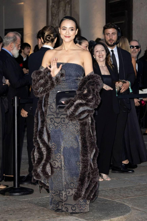 Nathalie Emmanuel at Giorgio Armani Fashion Show Milan Fashion Week, September 2025 3
