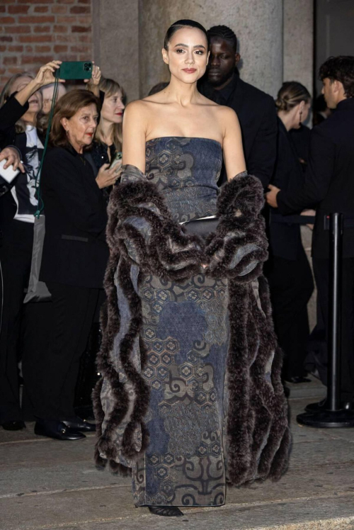Nathalie Emmanuel at Giorgio Armani Fashion Show Milan Fashion Week, September 2025 6