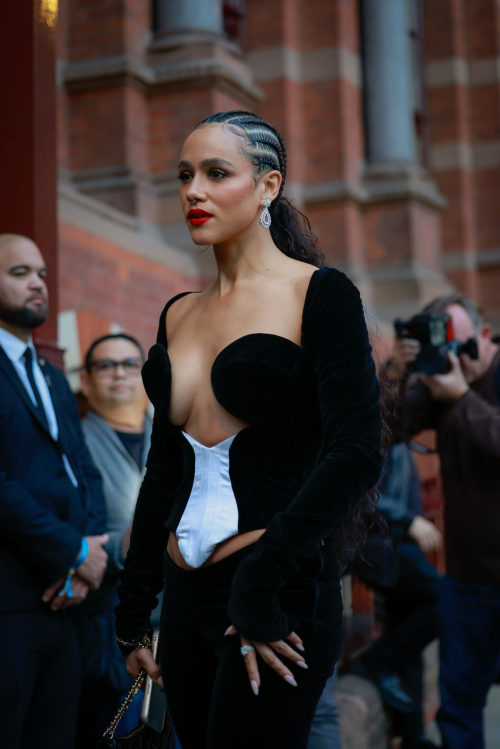 Nathalie Emmanuel at Harris Reed Show, London Fashion Week, September 2025 7