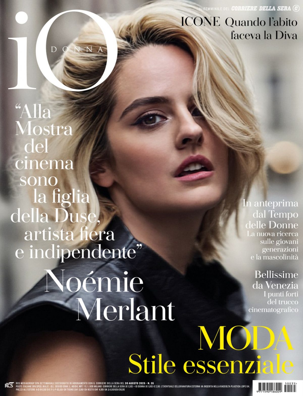 Noemie Merlant in Io Donna Corriere della Sera, August 2025