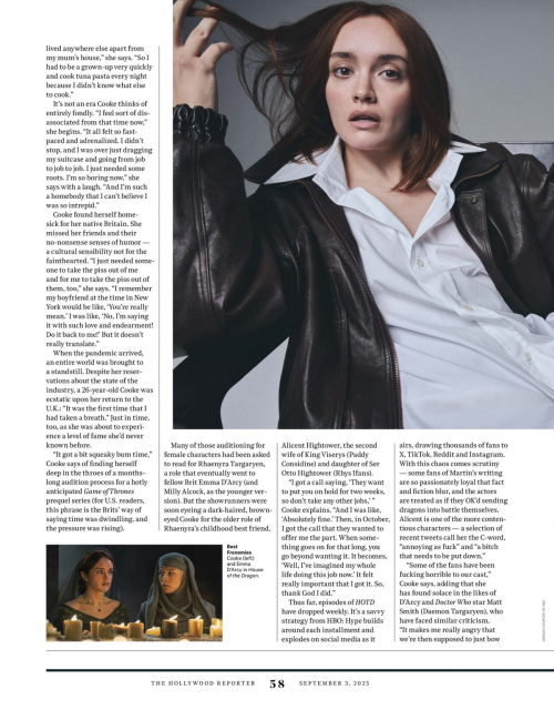 Olivia Cooke in The Hollywood Reporter, September 2025 3