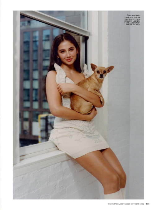 Padma Lakshmi and Krishna Lakshmi in Vogue India, September 2025 5