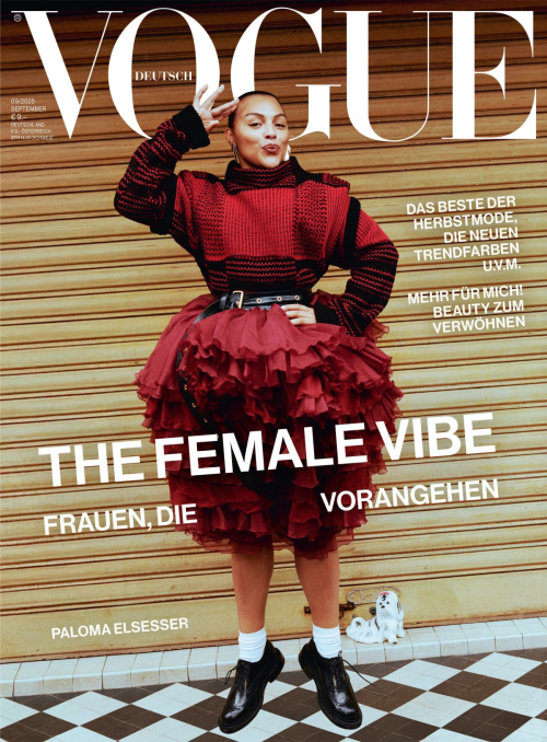 Paloma Elsesser covers Vogue Germany, September 2025