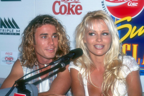 Pamela Anderson at Coca Cola Surf Classic Press Conference, December 1994 1