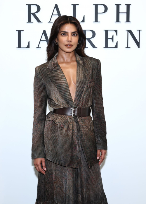 Priyanka Chopra at Ralph Lauren Show, New York Fashion Week, September 2025
