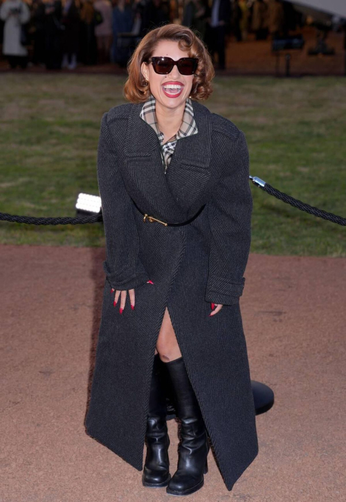 Raye at Burberry show LFW London, September 2025
