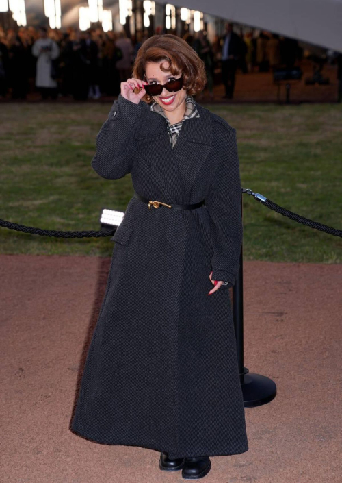 Raye at Burberry show LFW London, September 2025 2