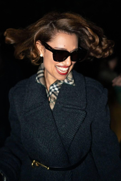 Raye at Burberry show LFW London, September 2025 4