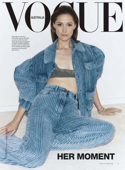 Rose Byrne in Vogue Australia, October 2025