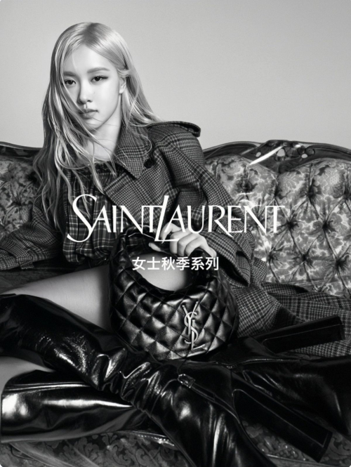 Rose for Saint Laurent Fall campaign, 2025