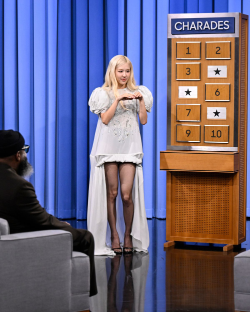 Rose on Tonight Show Starring Jimmy Fallon, September 2025 4