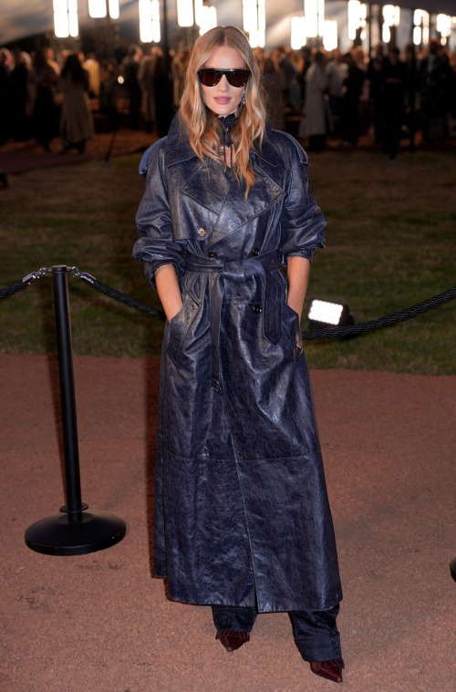 Rosie Huntington-Whiteley at Burberry SS26 fashion show LFW, September 2025