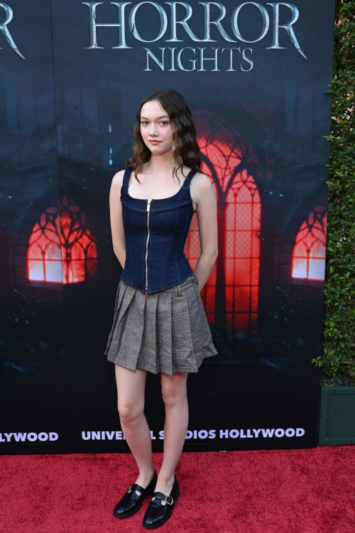 Ruby Marino at Halloween Horror Nights Hollywood, September 2025