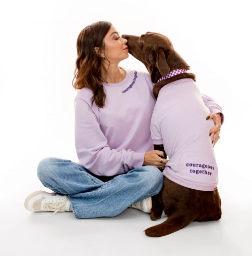 Sarah Hyland for Purina x Purple Leash Project, September 2025 3