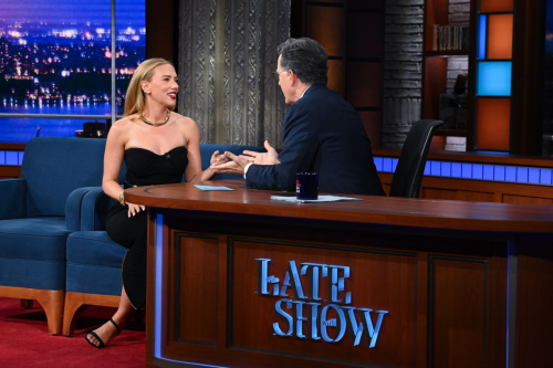 Scarlett Johansson at Late Show with Stephen Colbert, September 2025 3