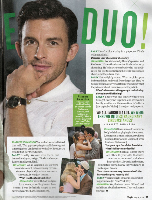 Scarlett Johansson in People Magazine, July 2025 1