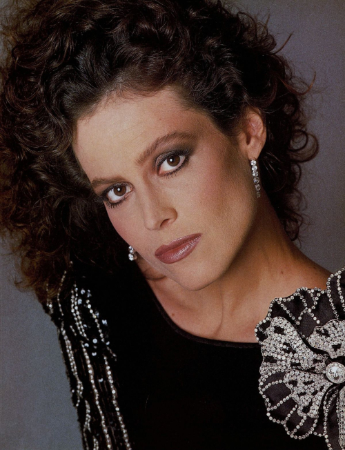Sigourney Weaver for Harper’s Bazaar, August 1984 1