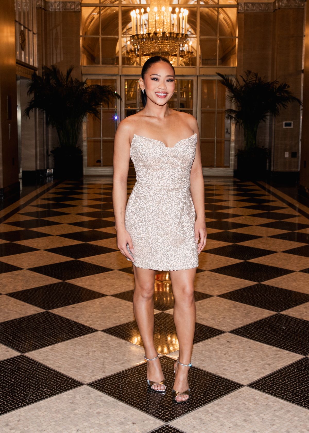 Sunisa Lee at Andrew Kwon Fashion Show, NYFW, New York City, September 2025