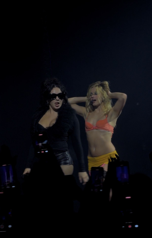 Addison Rae and Charli XCX at Addison Tour Concert, October 2025 3