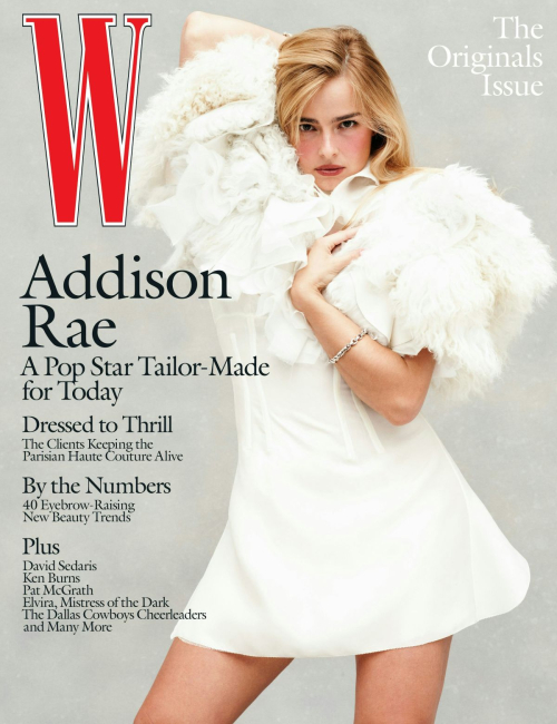 Addison Rae for W Magazine, October 2025