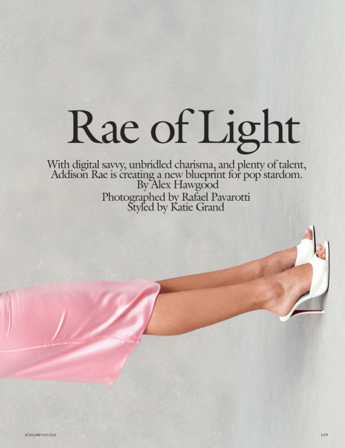 Addison Rae in W Magazine, October 2025 17