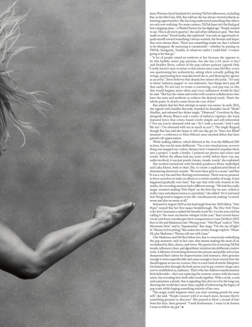 Addison Rae in W Magazine, October 2025 4