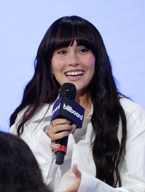 Aitana at Billboard Latin Music Week Panel in Miami, October 2025