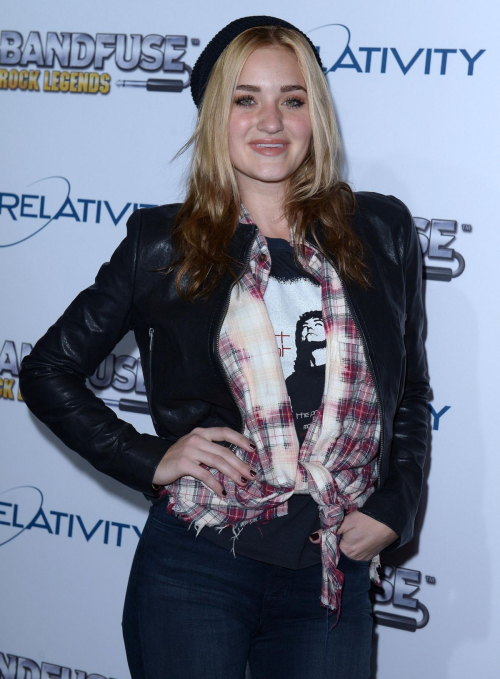AJ Michalka at BandFuse Rock Legends Launch, November 2013