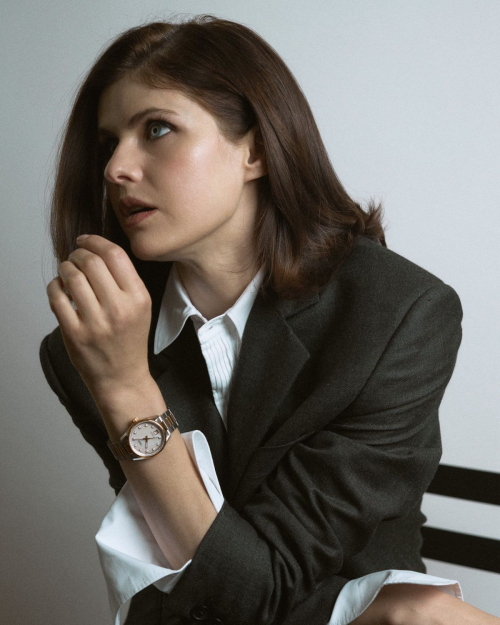 Alexandra Daddario TAG Heuer Carerra Date Campaign, October 2025 1