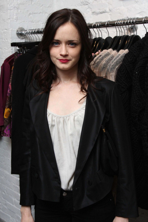 Alexis Bledel at Twinkle by Wenlan Pop-Up Shop Opening Party 1