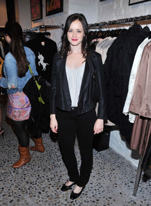 Alexis Bledel at Twinkle by Wenlan Pop-Up Shop Opening Party 3