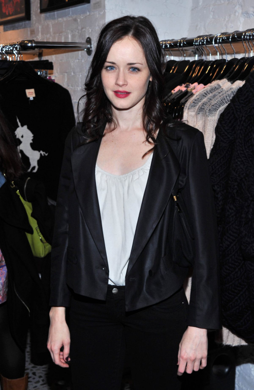 Alexis Bledel at Twinkle by Wenlan Pop-Up Shop Opening Party 5
