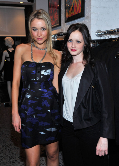 Alexis Bledel at Twinkle by Wenlan Pop-Up Shop Opening Party 6